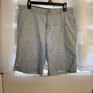 Izod Blue Flat Front Shorts